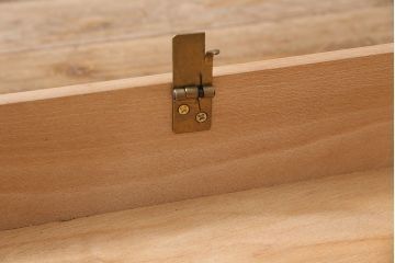 ヴィンテージ家具　DREXEL HERITAGE(ドレクセルヘリテイジ)　高級感漂う照明付きのキャビネット(食器棚、飾り棚、収納棚、ビンテージ)(R-046015)