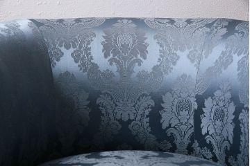 ヴィンテージ家具　昭和期　金華山張り　シノワズリースタイルにおすめなラウンジソファ(一人掛けソファ、アームソファ、ビンテージ)(R-046020)