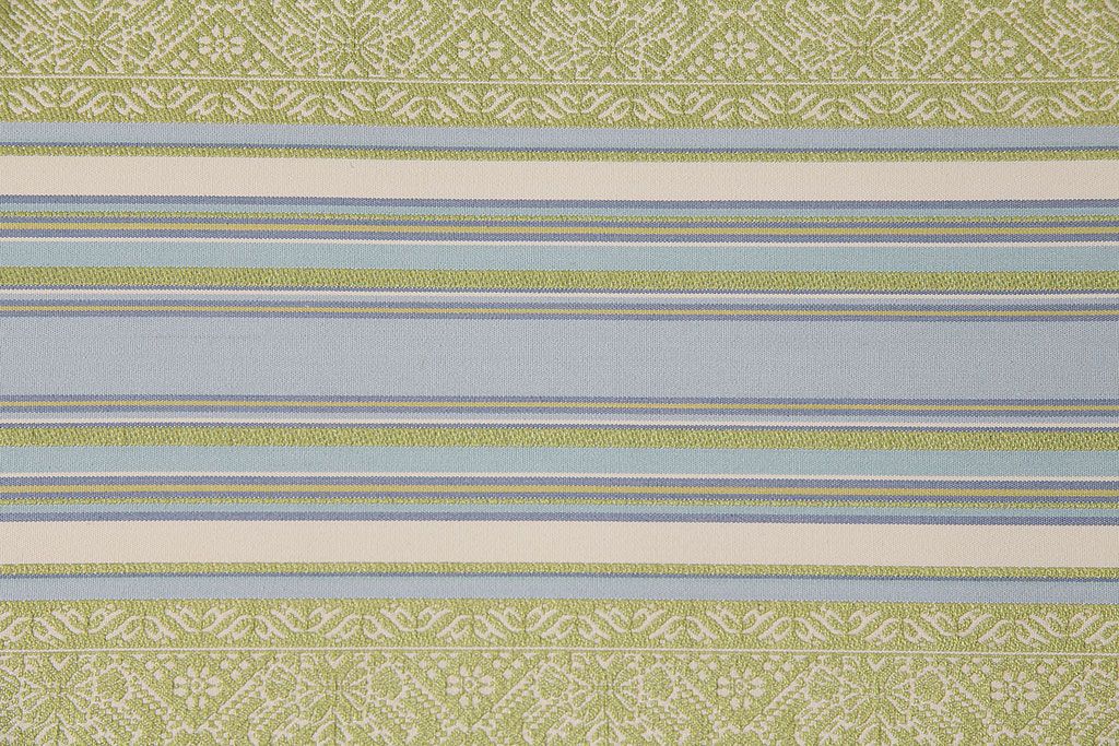 中古　海外輸入品　北欧風のファブリックがお洒落なカウチソファ(ベンチソファ、2人掛け)(R-046021)