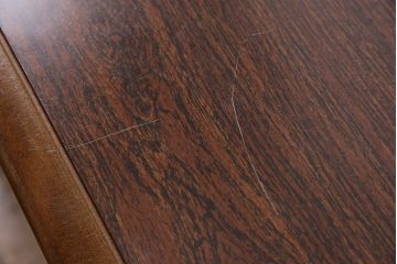 和製ビンテージ　飛騨家具　柏木工　レア!　昭和の薫り漂う優美なダイニングテーブル(テーブル、机、4人掛け)(R-046027)
