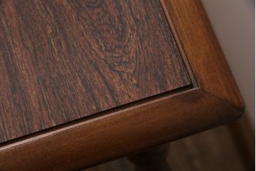 和製ビンテージ　飛騨家具　柏木工　レア!　昭和の薫り漂う優美なダイニングテーブル(テーブル、机、4人掛け)(R-046027)