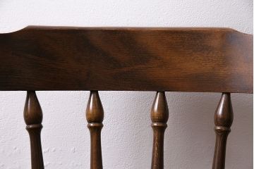中古　飛騨産業　ビンテージキツツキ　穂高　WINDSOR　カントリースタイルにおすすめのウィンザーチェア(椅子、ダイニングチェア、ウインザーチェア)(R-046032)