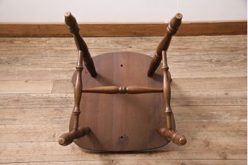 中古　飛騨産業　ビンテージキツツキ　穂高　WINDSOR　カントリースタイルにおすすめのウィンザーチェア(椅子、ダイニングチェア、ウインザーチェア)(R-046034)