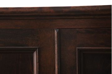 中古　松本民芸家具　衣装盆と取り替えられる棚板付きG型和タンス(チェスト、収納棚、着物箪笥)(定価約79万円)(R-046043)