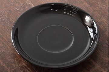 北欧　スウェーデン　BodaNova　ボダノバ　カップ&ソーサー5客セット(ブラック、洋食器)(R-046051)