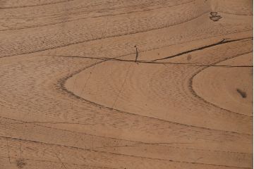 アンティーク家具　大正期　ストリップド(剥離)　天板ケヤキ一枚板　素朴な雰囲気のシンプルな文机(ローテーブル、センターテーブル)(R-046062)