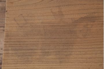 アンティーク家具　大正期　ストリップド(剥離)　天板ケヤキ一枚板　素朴な雰囲気のシンプルな文机(ローテーブル、センターテーブル)(R-046062)
