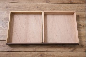 アンティーク家具　昭和初期　深みのある木味が魅力のレトロな文机(ローテーブル、センターテーブル)(R-046063)