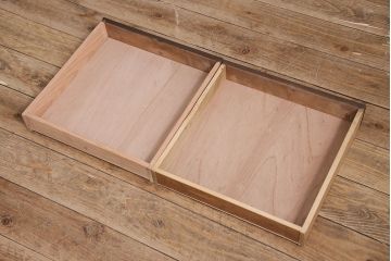 アンティーク家具　昭和初期　深みのある木味が魅力のレトロな文机(ローテーブル、センターテーブル)(R-046063)