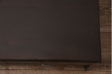 アンティーク家具　昭和初期　深みのある木味が魅力のレトロな文机(ローテーブル、センターテーブル)(R-046063)