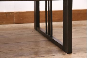 アンティーク家具　昭和初期　深みのある木味が魅力のレトロな文机(ローテーブル、センターテーブル)(R-046063)