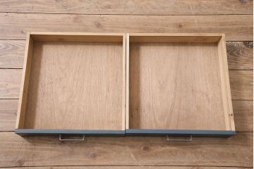 アンティーク家具　昭和中期　ペイント　メンズライクなお部屋に似合う文机(座机)(R-046064)