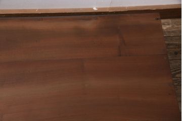 アンティーク家具　昭和中期　ペイント　メンズライクなお部屋に似合う文机(座机)(R-046064)