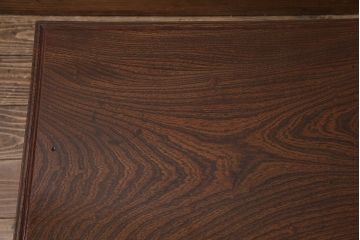 アンティーク家具　明治大正期　工芸家具　希少!梅の彫刻が見事なちゃぶ台(ローテーブル、座卓、折りたたみ)(R-046078)