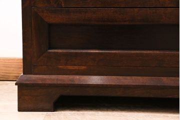 ビンテージ家具　松本民芸家具　503型整理タンス　直線のデザインが目を引くチェスト(引き出し、衣装タンス、ヴィンテージ)(定価約33万円)(R-046079)