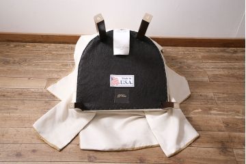 中古　アメリカ製　EJ Victor　優雅なフォルムのハイバックチェア(アームチェア、椅子)(R-046085)