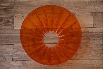 ビンテージ照明　ナショナル(National、松下電工)　昭和レトロ　オレンジシェードが可愛らしいペンダントライト(天井照明、吊り下げ照明)(R-046089)