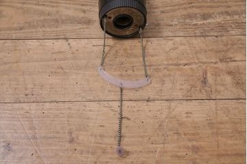 ビンテージ照明　ナショナル(National、松下電工)　昭和レトロ　オレンジシェードが可愛らしいペンダントライト(天井照明、吊り下げ照明)(R-046089)