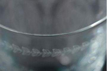 KAGAMI　カガミクリスタル　ワイングラス3点(切子、エッチング)(R-046102)