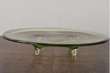 イタリア　ベネチアンガラス　鉢・グラス・プレートなど6点セット(コップ、皿、ヴェネチアングラス、洋食器)(R-046106)