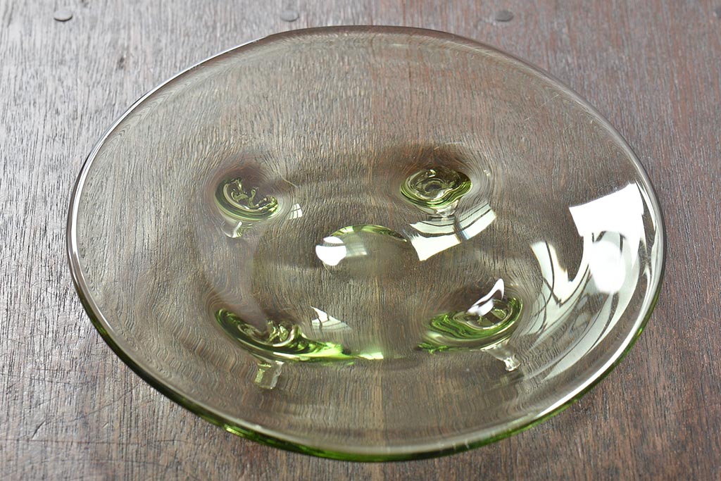 イタリア　ベネチアンガラス　鉢・グラス・プレートなど6点セット(コップ、皿、ヴェネチアングラス、洋食器)(R-046106)