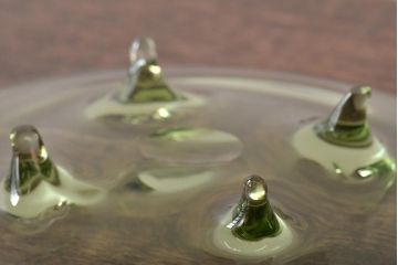 イタリア　ベネチアンガラス　鉢・グラス・プレートなど6点セット(コップ、皿、ヴェネチアングラス、洋食器)(R-046106)