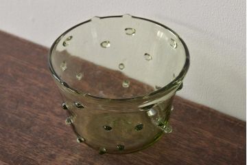 イタリア　ベネチアンガラス　鉢・グラス・プレートなど6点セット(コップ、皿、ヴェネチアングラス、洋食器)(R-046106)