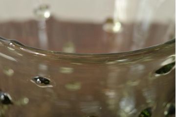 イタリア　ベネチアンガラス　鉢・グラス・プレートなど6点セット(コップ、皿、ヴェネチアングラス、洋食器)(R-046106)