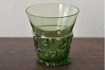 イタリア　ベネチアンガラス　鉢・グラス・プレートなど6点セット(コップ、皿、ヴェネチアングラス、洋食器)(R-046106)