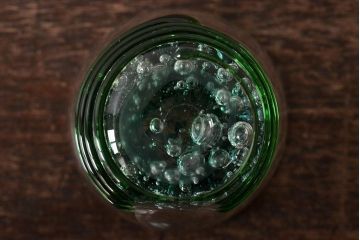 イタリア　ベネチアンガラス　鉢・グラス・プレートなど6点セット(コップ、皿、ヴェネチアングラス、洋食器)(R-046106)