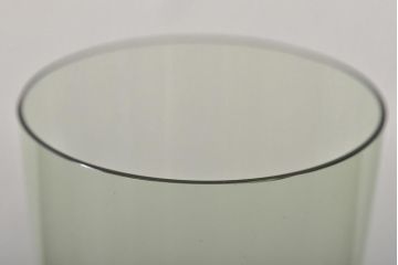 イタリア　ベネチアンガラス　グリーン(緑)　グラス3客セット(サイン、作家物、コップ、洋食器、ヴェネチアングラス)(R-046107)