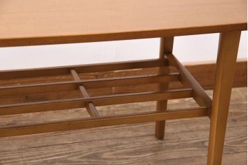 ヴィンテージ家具　北欧ビンテージ　Nathan(ネイサン)社　チーク材　コーヒーテーブル(センターテーブル)(R-046111)