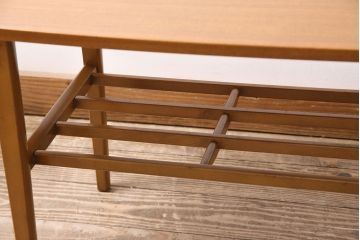 ヴィンテージ家具　北欧ビンテージ　Nathan(ネイサン)社　チーク材　コーヒーテーブル(センターテーブル)(R-046111)