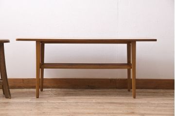 ヴィンテージ家具　北欧ビンテージ　Nathan(ネイサン)社　チーク材　コーヒーテーブル(センターテーブル)(R-046111)