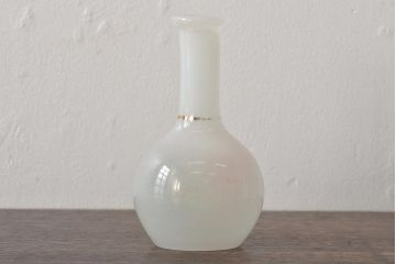 昭和初期　古い乳白ガラス　雛徳利(雛道具)(R-046137)