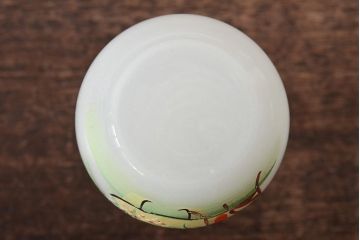 昭和初期　古い乳白ガラス　雛徳利(雛道具)(R-046137)