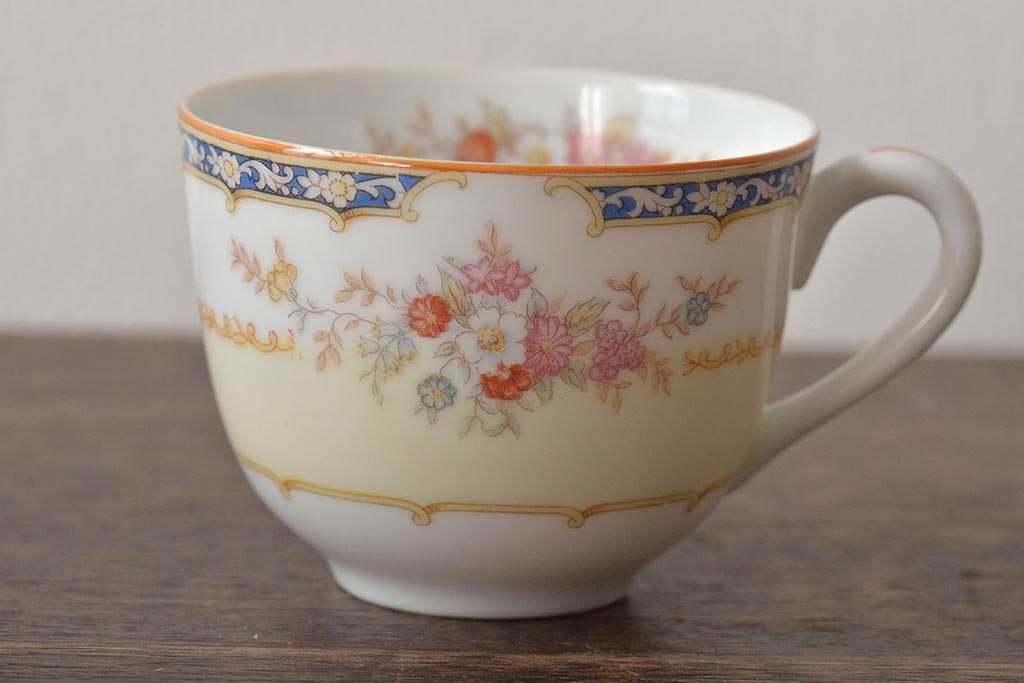 オールドノリタケ　カップ&ソーサー6客セット　共箱(洋食器)(R-046139)