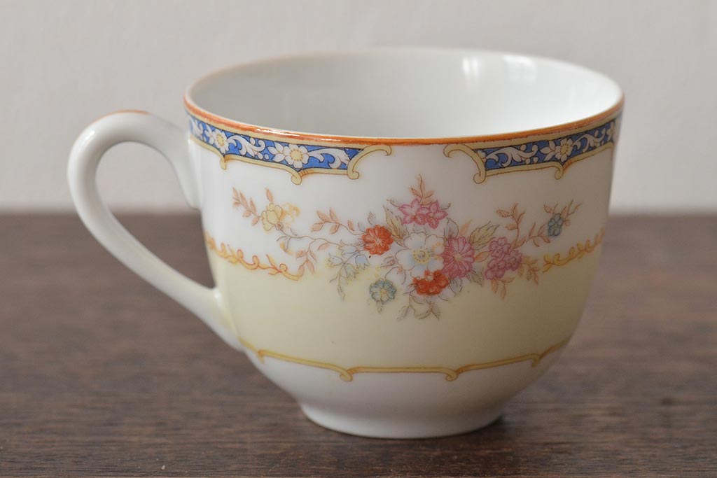 オールドノリタケ　カップ&ソーサー6客セット　共箱(洋食器)(R-046139)