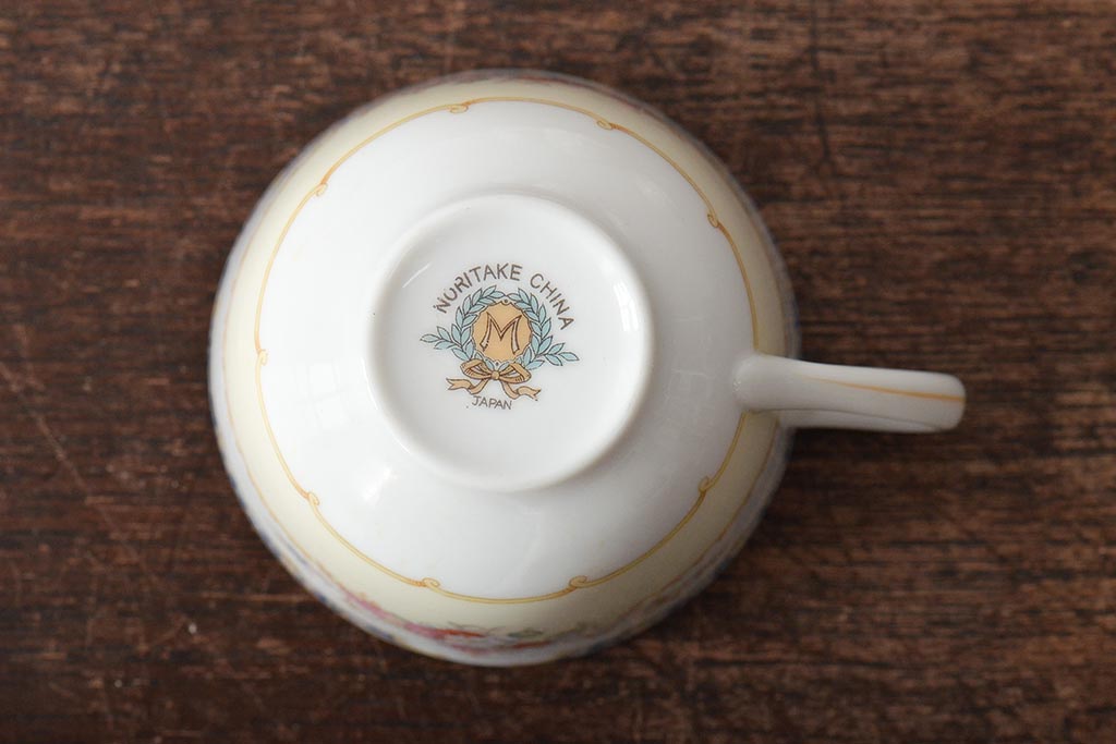 オールドノリタケ　カップ&ソーサー6客セット　共箱(洋食器)(R-046139)