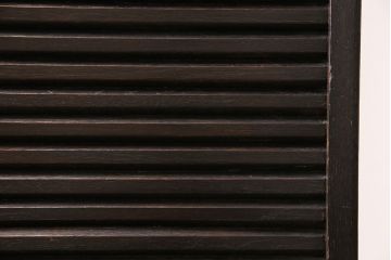 ヴィンテージ家具　イギリスビンテージ　HARRIS LEBUS社　オーク材製　シャッター式のファイリングキャビネット(ミュージックキャビネット、書棚)(R-046145)