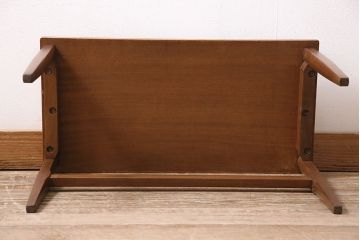 北欧ヴィンテージ　チーク材　レトロなタイルトップのサイドテーブル(テーブル、ビンテージ)(R-046148)