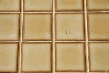 北欧ヴィンテージ　チーク材　レトロなタイルトップのサイドテーブル(テーブル、ビンテージ)(R-046149)