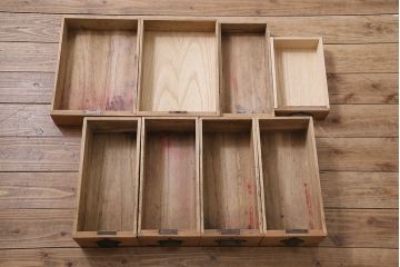 アンティーク家具　大正期　ストリップド(剥離)　総ケヤキ材　引き出し付き　座机にもなる2Wayデスク(両袖机、在宅ワーク、在宅用机、在宅ワーク、在宅用文机、在宅ワーク、在宅用平机、在宅ワーク、在宅用子供机)(R-046150)