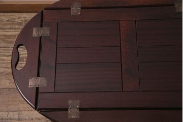 ヴィンテージ家具　北欧ビンテージ　チーク材　天板がお盆にもなるセンターテーブル(サイドーテーブル、テーブル)(R-046151)