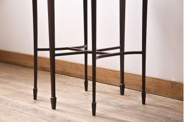 アンティーク家具　イギリスアンティーク　上手物　マホガニー材　象嵌細工　八角形の天板がお洒落なオケージョナルテーブル(サイドテーブル、花台、オーバルテーブル、カフェテーブル)(R-046153)