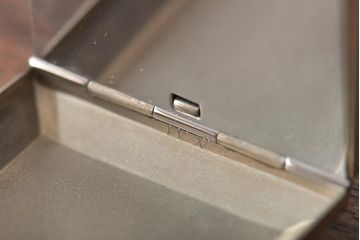 昭和初期　コンパクトミラー5点(トランプ、アールデコ)(R-046167)