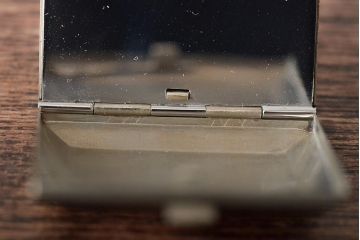 昭和初期　コンパクトミラー5点(トランプ、アールデコ)(R-046167)