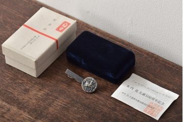 木内克　銀製ネクタイピン(100周年記念、アマゾーヌ、レリーフ、彫刻家)(R-046177)