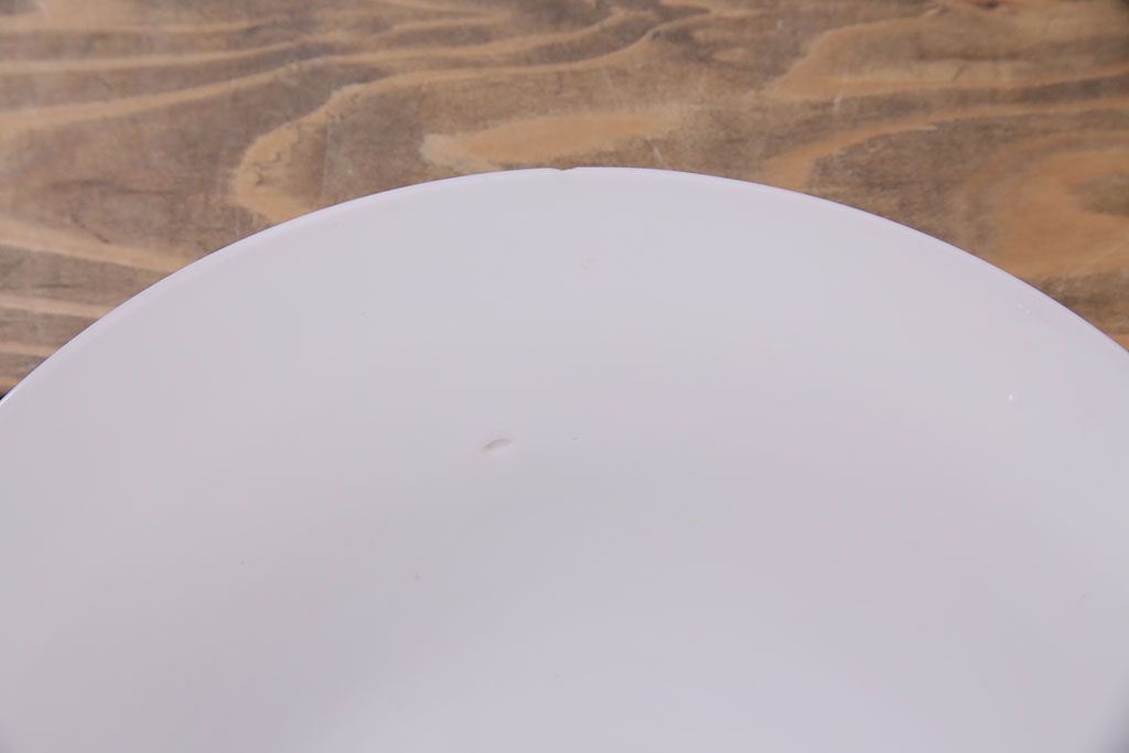 アンティーク照明　戦前　レトロな平笠シェードのペンダントライト2個セット(天井照明、吊り下げ照明、電笠)(R-046182)