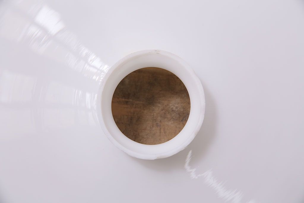 アンティーク照明　戦前　レトロな平笠シェードのペンダントライト2個セット(天井照明、吊り下げ照明、電笠)(R-046184)